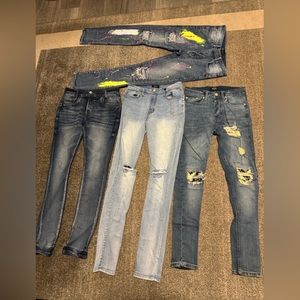 Mens Skinny Jeans BULK ALL ARE 30W